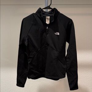 Women’s The North Face Black Quarter-Zip Jacket Size M